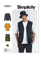 Simplicity 9651 Herren Strick