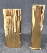 Dunhill Vintage Feuerzeug Vergoldet Made In England Defekt Für Bastler