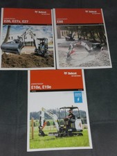 BOBCAT Kompaktbagger E10e, E88, E26 Prospekte von 2022 ( 25357 )