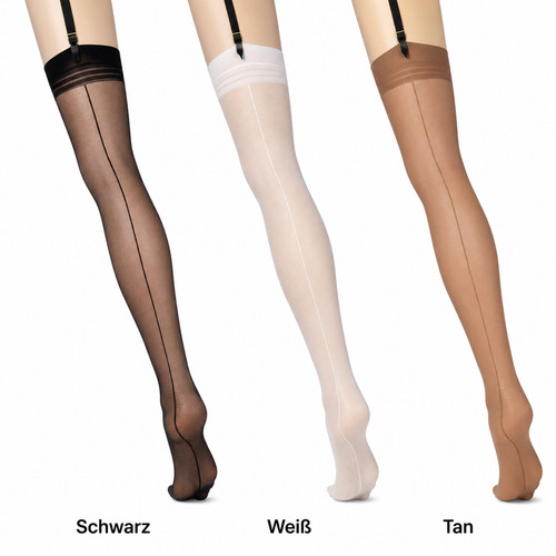 Elasthan damen strapsstrümpfe - elasthan,