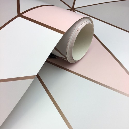 Apex geometric tapete rose - apex,