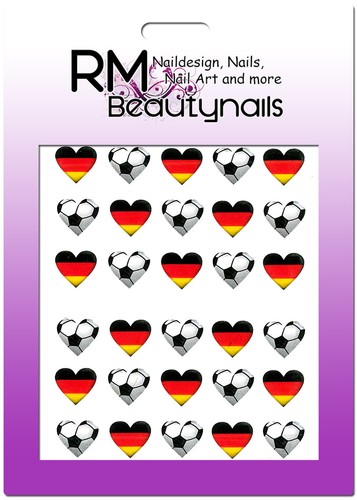 Nagel sticker fussball - fussball, em