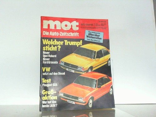 Mot die auto - die, auto-zeitschrift.