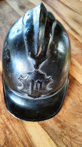 Antiker feuerwehr helm - antiker,