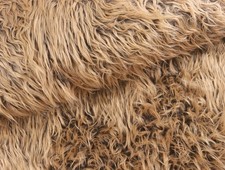 FELL Fellimitat Curly Krampusfell lang lockig COGNAC/BRAUN 27,98EUR /m