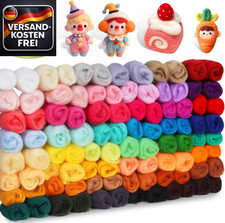 Filzwolle 48 Farben 96 Stück