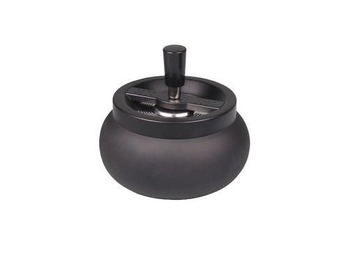Drehascher bauchig schwarz