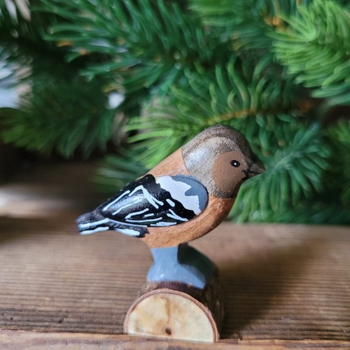 Buchfink vogel figur - vogel, holz