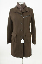 TIMBERLAND Damen Mantel Weste mit Wollmantel Gr. XL in Braunoliv