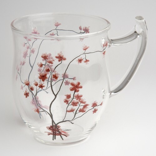 Teeglas glastasse cherry - teeglas,