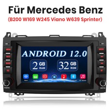 Android12 Autoradio Für Mercedes-Benz A/B Klasse/Vito W169 W639 GPS Navi SWC DAB