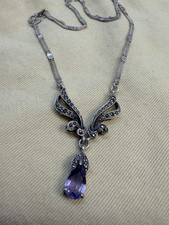 925er Vintage Silber  Amethyst