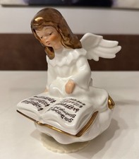 Goebel Engel mit Buch Figur Weihnachten Spieluhr Stille Nacht