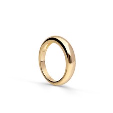 Klassischer Goldring Damen 18k