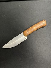 Outdoor Messer Feststehend Edelholzgriff Mit Roten Liner Handgemacht 