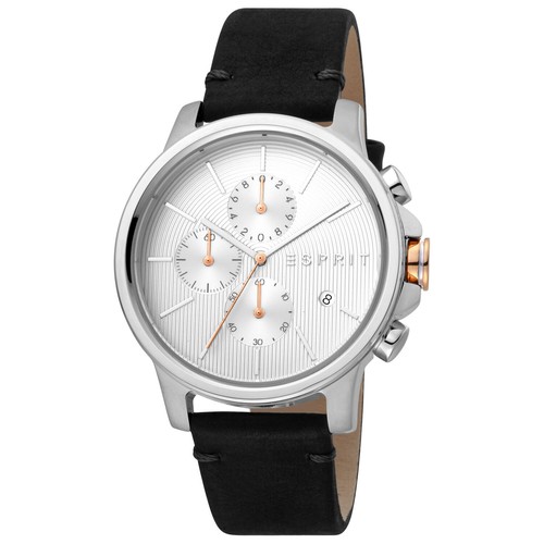 Esprit herrenuhr lederarmband - ,