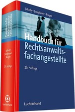 Handbuch für Rechtsanwaltsfachangestellte