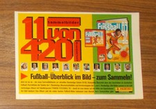 Seltene Werbung Panini FUSSBALL 92  Sammelalbum Sammelsticker #2 1992