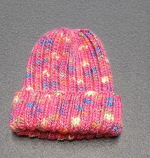 Babymütze Handarbeit gestrickt Wolle Babykleidung handmade  0-3 Monate NEU