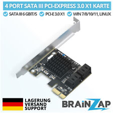 4 Port PCIe x1 zu SATA III /