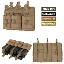 MOLLE Triple stack 6er 5.56 M4 Type Mag Pouch Airsoft Softair Magazintasche