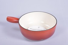 KUHN RIKON Fondue Käsefondue Caquelon Gusseisen rot 24cm Induktion emailliert