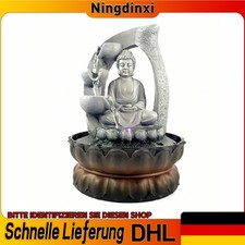LED Beleuchtet Zimmerbrunnen Garten Buddhabrunnen Buddha Innen Brunnendekoration