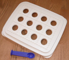 TUPPERWARE D152 Big-Snack Teigtaschen Maultaschen Ravioli Nudeltaschen Maker TOP