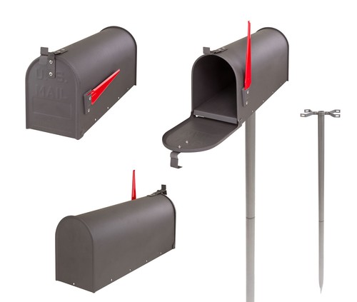 Retro american mailbox - american, us