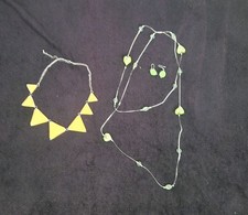 Schmuck Damen In Gelb Und Grün Farben 2 Set