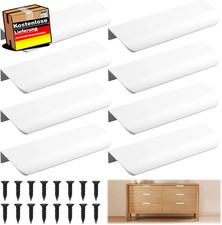 Möbelgriffe weiß 8 Stück