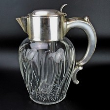 Alte Kanne aus Glas &