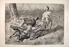 Original alter antiker Druck