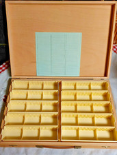 Holz-Diakasten für 480 Dias Holzkiste Holzkasten Gebraucht