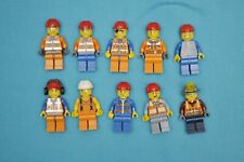 Lego City Figur 10 Bauarbeiter Arbeiter Strassenfeger Hafenarbeiter Konvolut #04