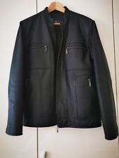 lederjacke herren, Echtleder, dickes Leder, Größe 50-52, schwarz