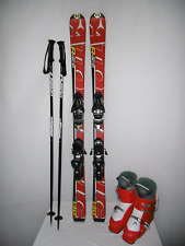 ATOMIC " RACE " TOP JUNIOR ALLROUND CARVER SKI 130 CM + SKISCHUHE GR: 39 SET.