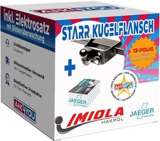 IMIOLA AHK für LandRover Defender L316 98-16 starr Kugelflansch + 13-pol ES ABE