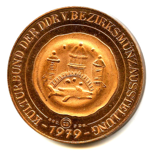 Kupfermedaille helmut könig - kupfermedaille,