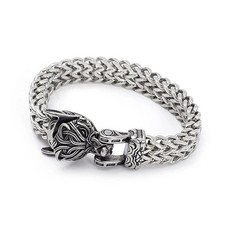 Armband Drache Herrenarmband Männerarmband Massiv Geschenk cool Armreif
