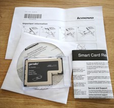 Lenovo Gemalto 54mm PC Express Universal Smart Card Reader Writer FRU 41N3045 Ne
