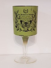 Windlicht kelch aus glas - /,