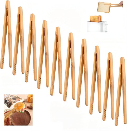 Grillzange holz 18cm - 12, stück