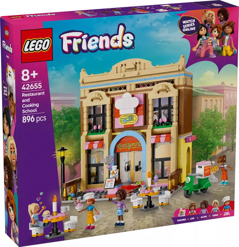 Lego friends 42655 - friends, restaurant