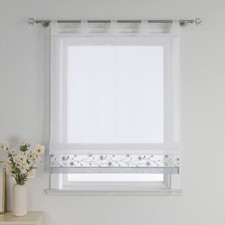 Transparent Raffrollo mit