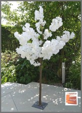 BAUM Kunstbaum Pflanze künstlich KIRSCHBLÜTEN weiss Hochzeit Deko 140 cm 