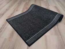 Läufer Teppich AW Gala Fb. 97 grau anthrazit dunkelgrau 67cm, 80cm, 100cm Breite