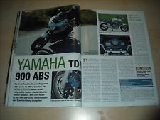 MO Magazin 2211) Yamaha TDM 900 ABS mit 86PS im TEST auf 2Seiten