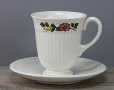 Wedgwood Edme Briar Rose Kaffeetasse mit Unterteller/Untertasse Tasse/Mangel