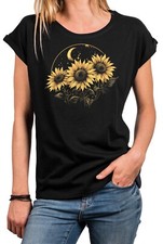 Damen T-Shirt mit Blumenmuster